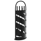 Set di attrezzi per camino 5 pezzi 23x15x66 cm in acciaio