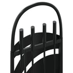 Set di attrezzi per camino 5 pezzi 23x15x66 cm in acciaio