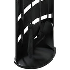 Set di attrezzi per camino 5 pezzi 23x15x66 cm in acciaio