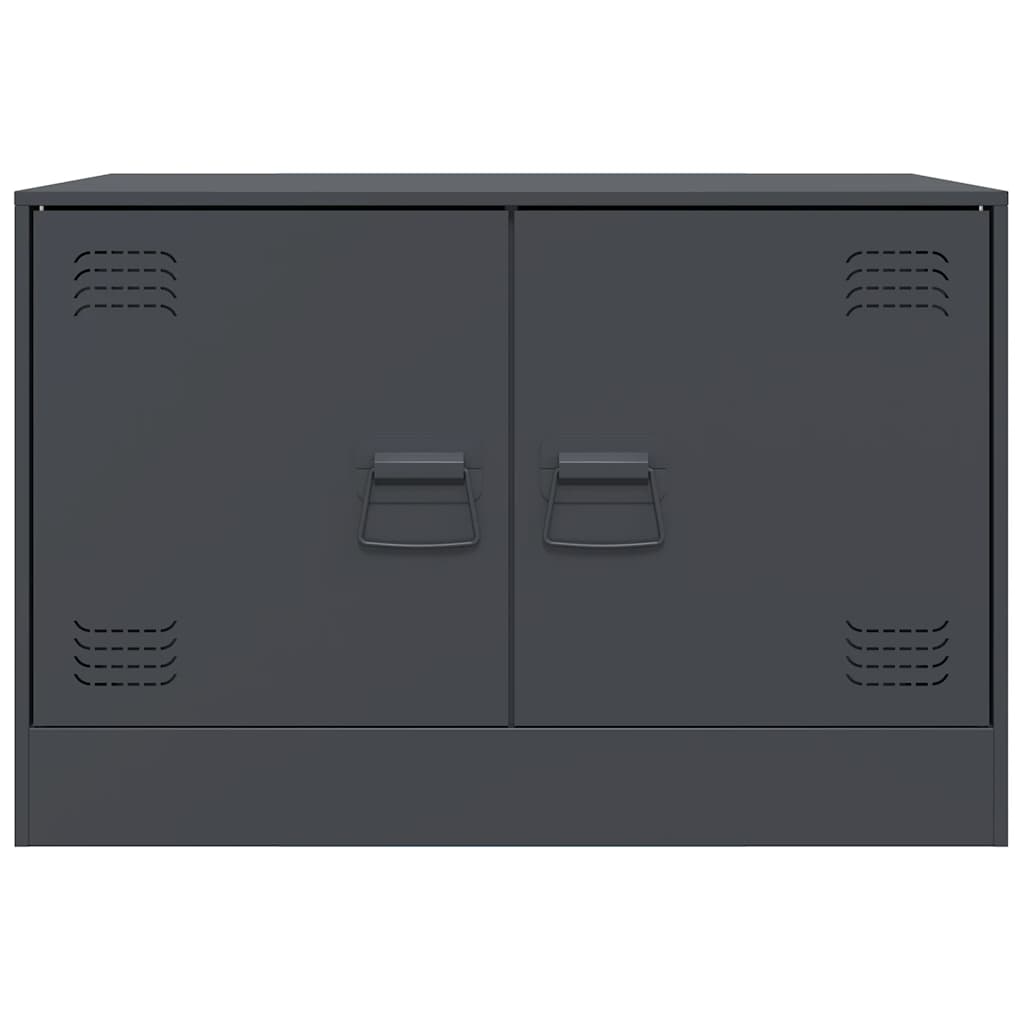 Mobili TV 2 pz Antracite 67x39x44 cm in Acciaio