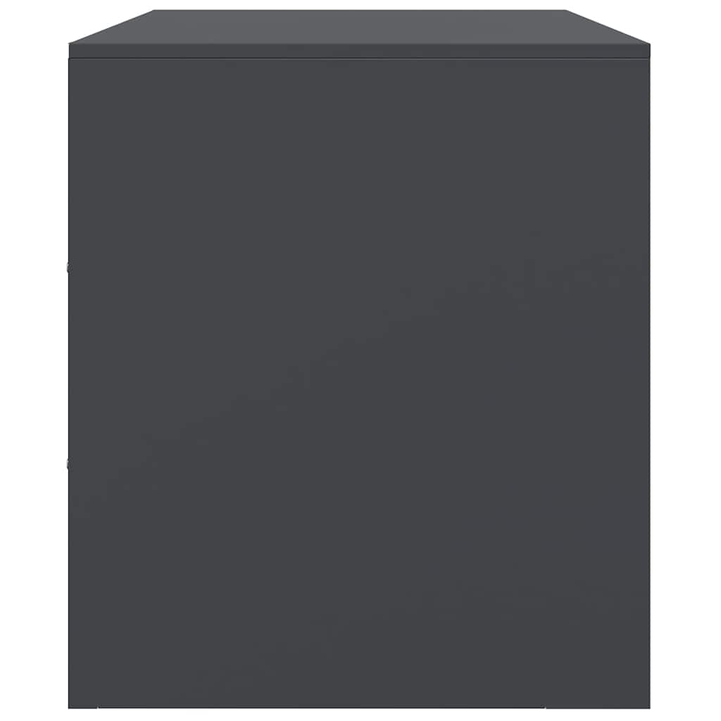 Mobili TV 2 pz Antracite 67x39x44 cm in Acciaio