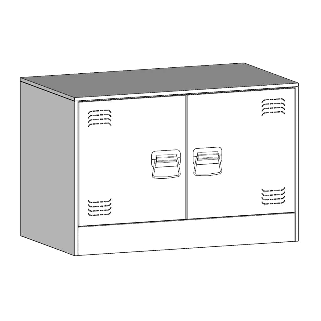 Mobili TV 2 pz Antracite 67x39x44 cm in Acciaio