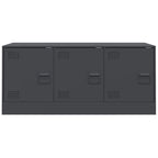 Mobile Porta TV Antracite 99x39x44 cm in Acciaio