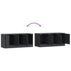 Mobile Porta TV Antracite 99x39x44 cm in Acciaio