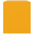 Mobile Porta TV Giallo Senape 99x39x44 cm in Acciaio