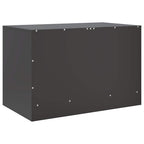 Mobili TV 2 pz Neri 67x39x44 cm in Acciaio