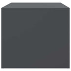 Tavolino da Salotto Antracite 67x50x44 cm in Acciaio