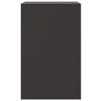 Comodini 2 pz Neri 34,5x39x62 cm in Acciaio