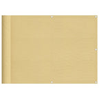 Paravento da Balcone Sabbia 75x800 cm 100% Poliestere Oxford