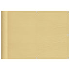 Paravento da Balcone Sabbia 75x1000 cm 100% Poliestere Oxford