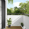 Paravento da Balcone Bianco 90x1000 cm 100% Poliestere Oxford