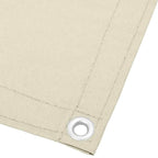 Paravento da Balcone Crema 90x800 cm 100% Poliestere Oxford