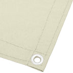 Paravento da Balcone Crema 120x800 cm 100% Poliestere Oxford