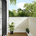 Paravento da Balcone Crema 120x1000 cm 100% Poliestere Oxford