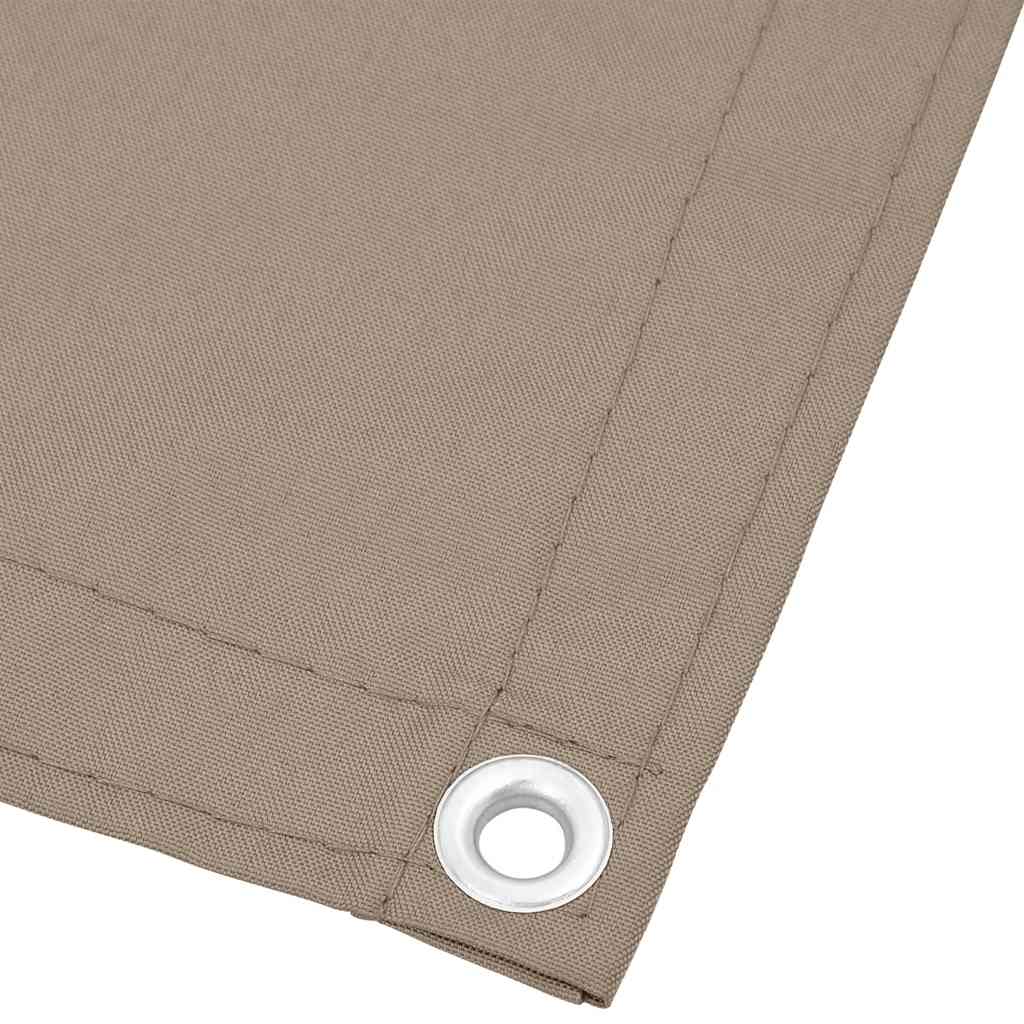 Paravento da Balcone Tortora 90x1000 cm 100% Poliestere Oxford