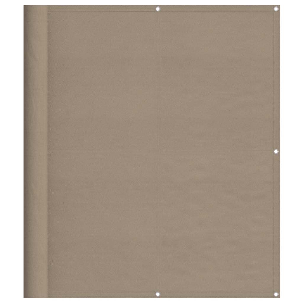 Paravento da Balcone Tortora 120x1000 cm 100% Poliestere Oxford