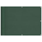 Paravento Balcone Verde Scuro 75x1000 cm 100% Poliestere Oxford