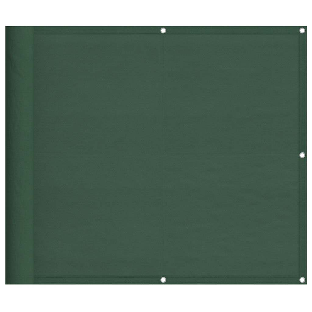Paravento Balcone Verde Scuro 90x700 cm 100% Poliestere Oxford
