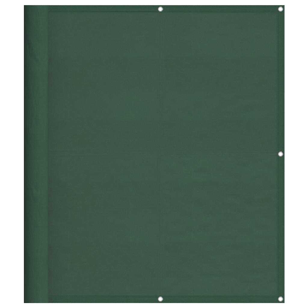 Paravento Balcone Verde Scuro 120x800 cm 100% Poliestere Oxford