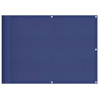 Paravento da Balcone Blu 75x800 cm 100% Poliestere Oxford