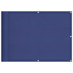 Paravento da Balcone Blu 75x1000 cm 100% Poliestere Oxford
