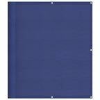 Paravento da Balcone Blu 120x800 cm 100% Poliestere Oxford