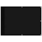Paravento da Balcone Nero 75x800 cm 100% Poliestere Oxford