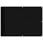 Paravento da Balcone Nero 75x1000 cm 100% Poliestere Oxford