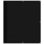 Paravento da Balcone Nero 120x800 cm 100% Poliestere Oxford