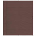 Paravento da Balcone Marrone 120x800 cm 100% Poliestere Oxford