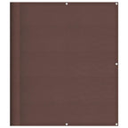 Paravento da Balcone Marrone 120x1000 cm 100% Poliestere Oxford