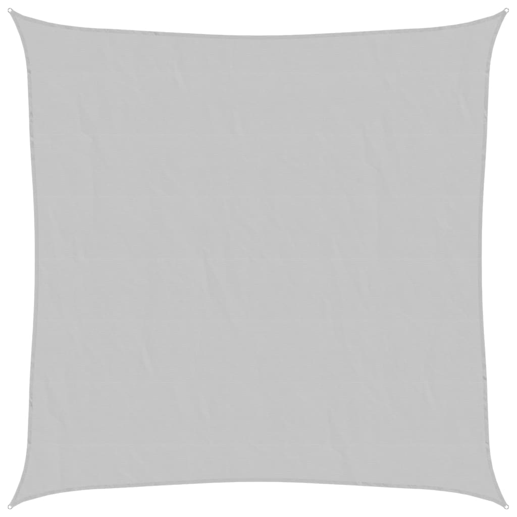 Vela Parasole Grigio Chiaro 2,5x2,5 m 100% Poliestere Oxford