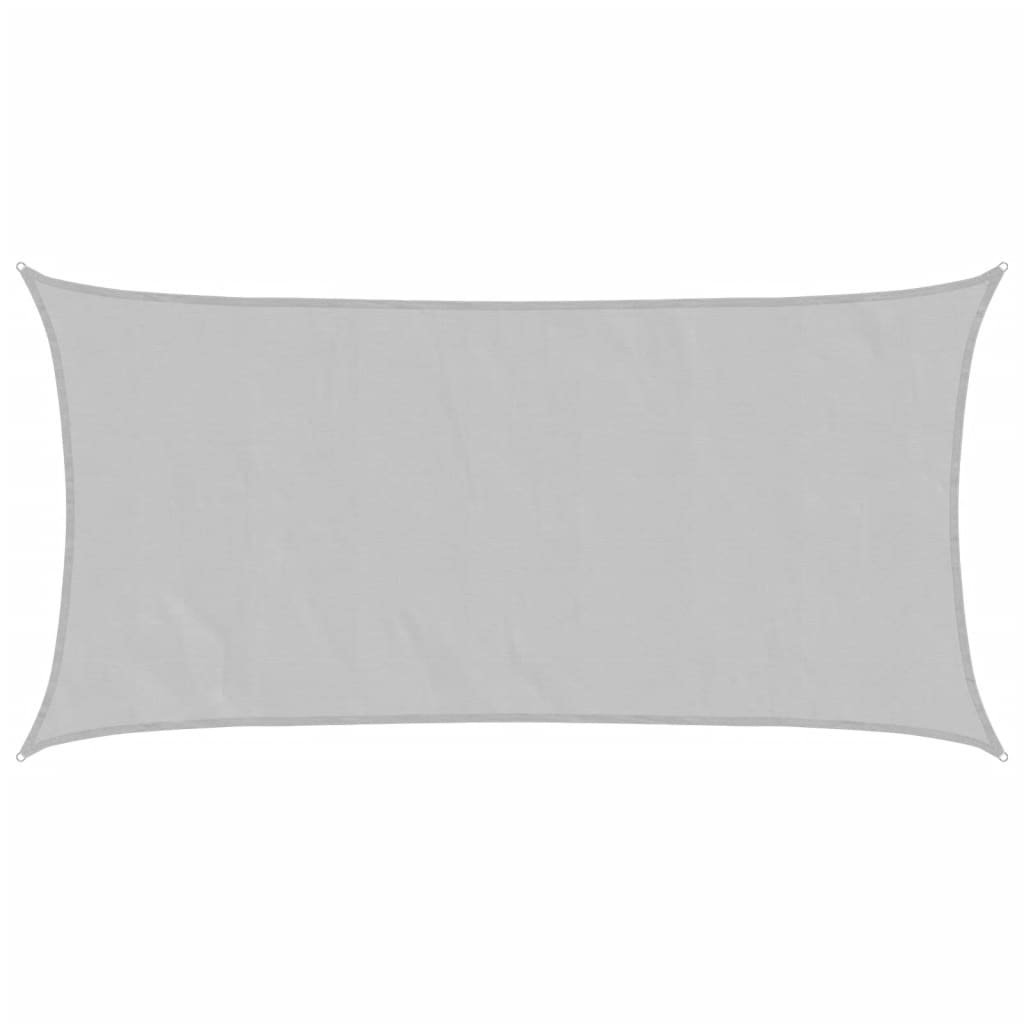 Vela Parasole Grigio Chiaro 3,5x2 m 100% Poliestere Oxford
