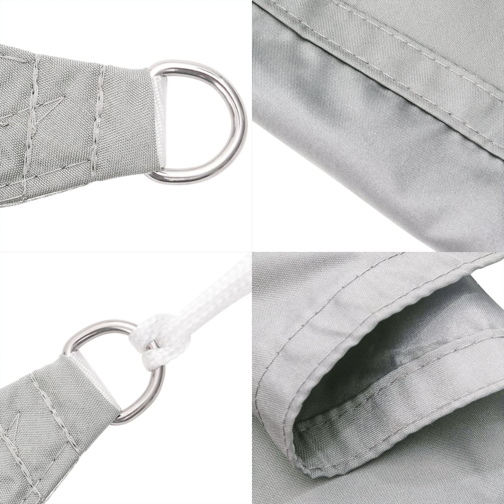 Vela Parasole Grigio Chiaro 4x2,5 m 100% Poliestere Oxford