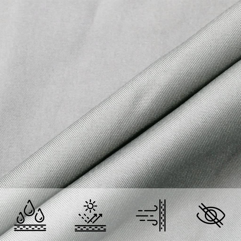 Vela Parasole Grigio Chiaro 4x2,5 m 100% Poliestere Oxford