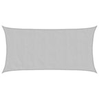 Vela Parasole Grigio Chiaro 4,5x2,5 m 100% Poliestere Oxford