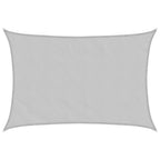 Vela Parasole Grigio Chiaro 4x3 m 100% Poliestere Oxford