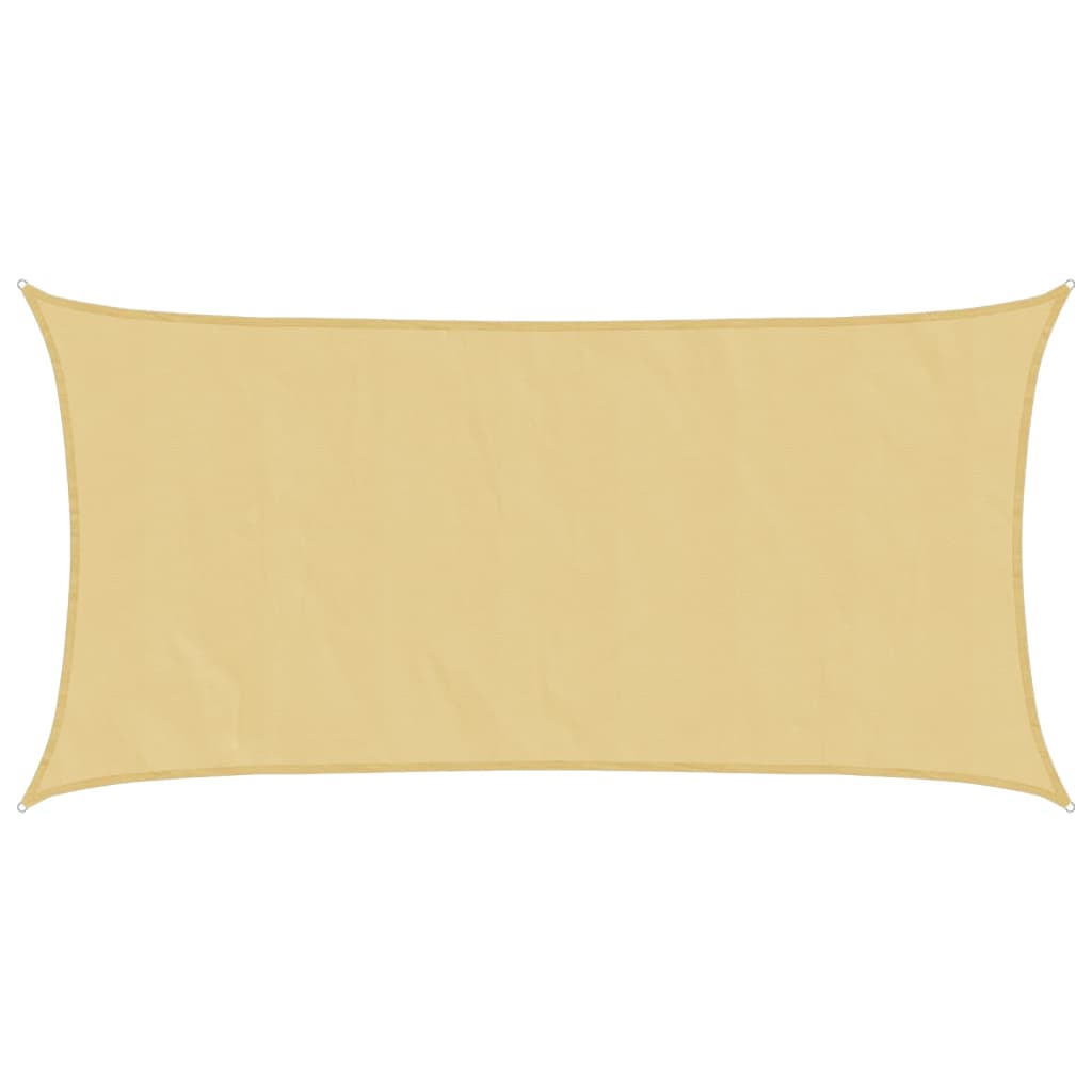 Vela Parasole Sabbia 3,5x2 m 100% Poliestere Oxford