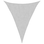 Vela Parasole Grigio Chiaro 3x4x4 m 100% Poliestere Oxford