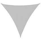 Vela Parasole Grigio Chiaro 4x4x4 m 100% Poliestere Oxford