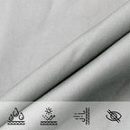 Vela Parasole Grigio Chiaro 5x5x5 m 100% Poliestere Oxford