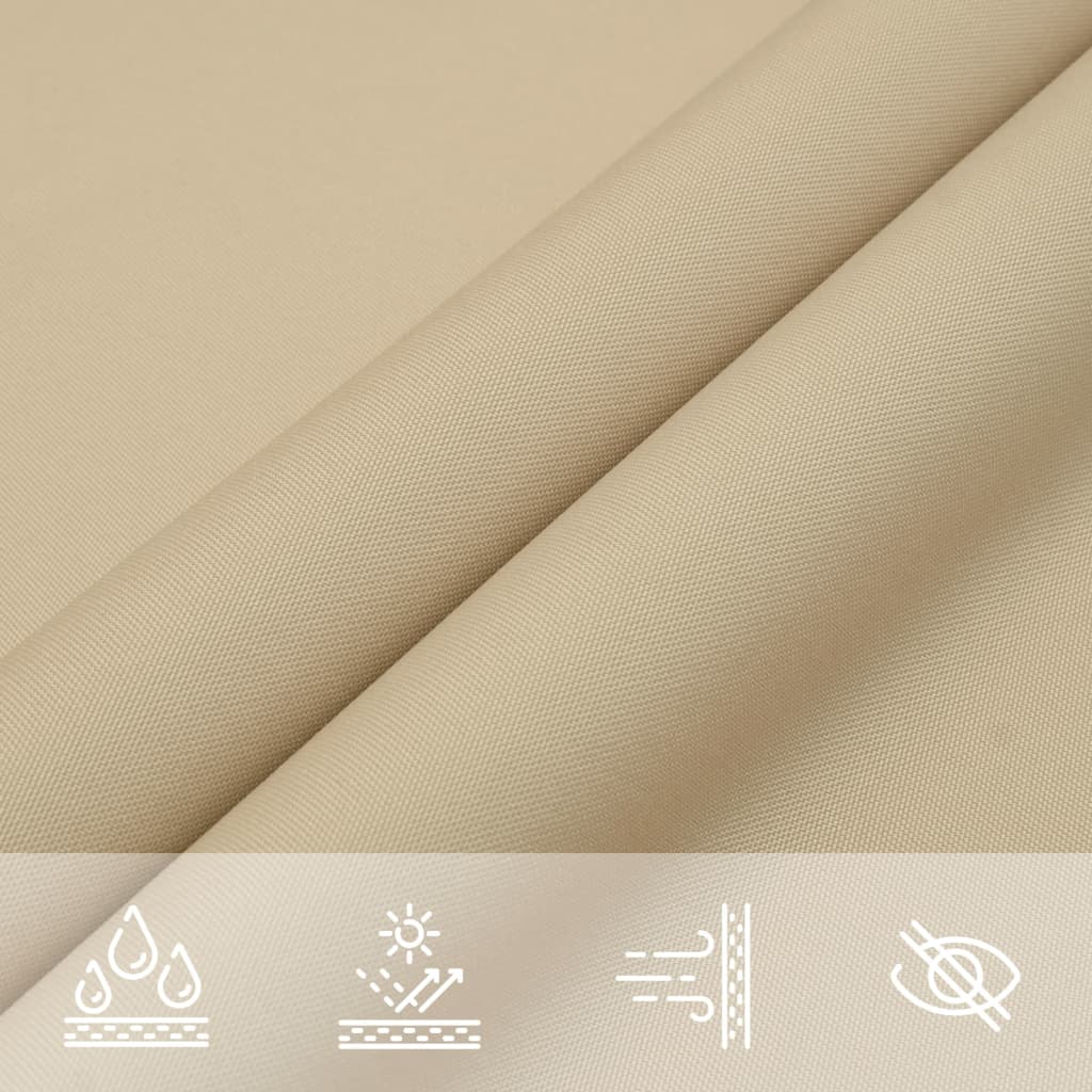 Vela Parasole Beige 2x2x2 m 100% Poliestere Oxford