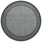 Tappeto da Esterno ARAKIL Grigio Ø120 cm in PP