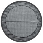 Tappeto da Esterno ARAKIL Grigio Ø200 cm in PP