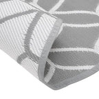 Tappeto da Esterno ARAKIL Grigio Ø120 cm in PP