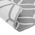 Tappeto da Esterno ARAKIL Grigio Ø160 cm in PP