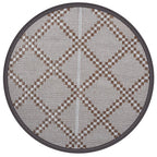 Tappeto da Esterno ARAKIL Marrone Ø200 cm PP