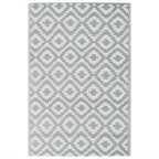Tappeto da Esterni ARAKIL Grigio 120x180 cm in PP