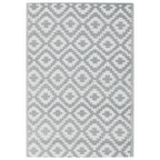 Tappeto da Esterni ARAKIL Grigio 160x230 cm in PP