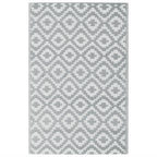 Tappeto da Esterni ARAKIL Grigio 190x290 cm in PP